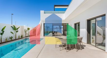 Complex of 10 villas in Los Alcazares, Serena Golf (Murcia)