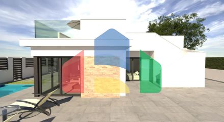 Новые виллы с частным бассейном в Лос-Алькасарес, Коста-Кальида