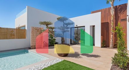 New Build Villas Front Line La Serena Golf in Los Alcázares