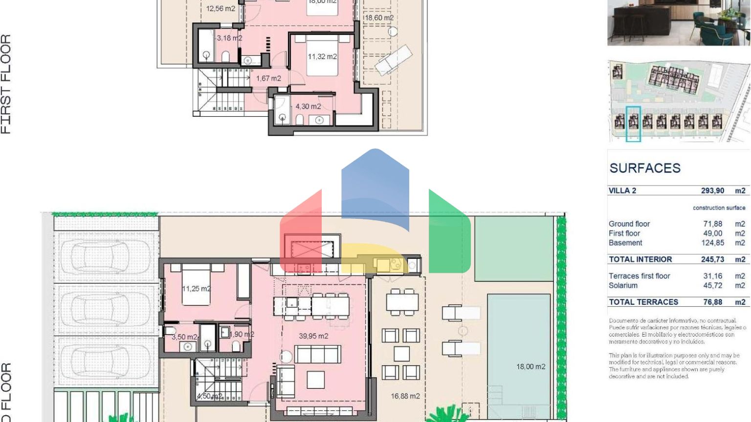 Роскошные виллы новой постройки в Santa Rosalía Lake and Life Resort, Мурсия