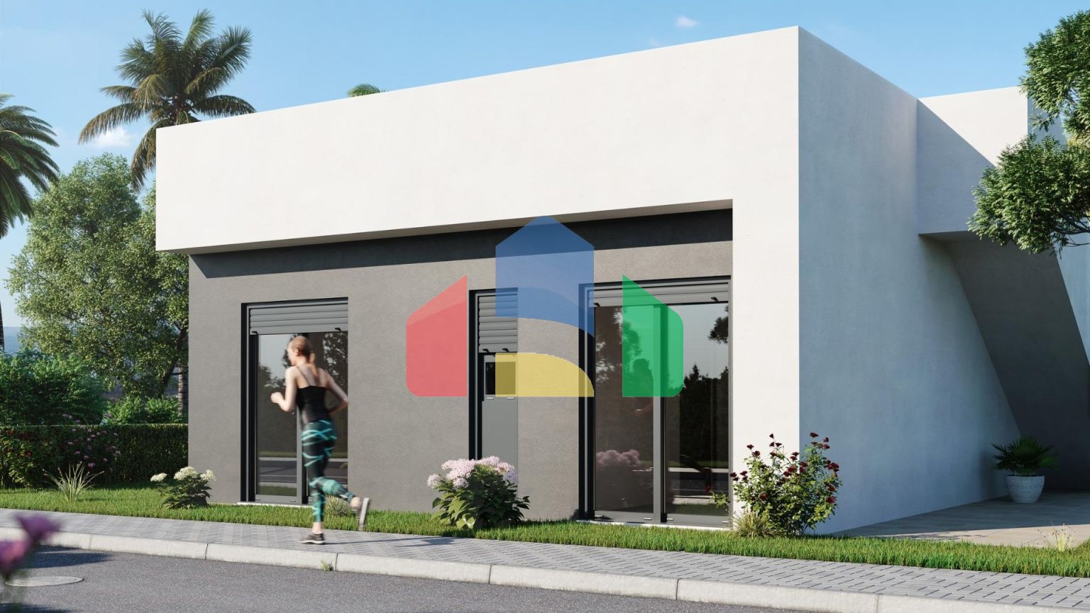 СРЕДИЗЕМНОМОРСКАЯ ВИЛЛА НА ПОЛЕ ДЛЯ ГОЛЬФА