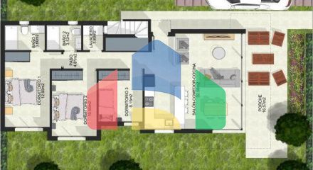 Villa with 3 bedrooms next to the Alhama golf course in Murcia