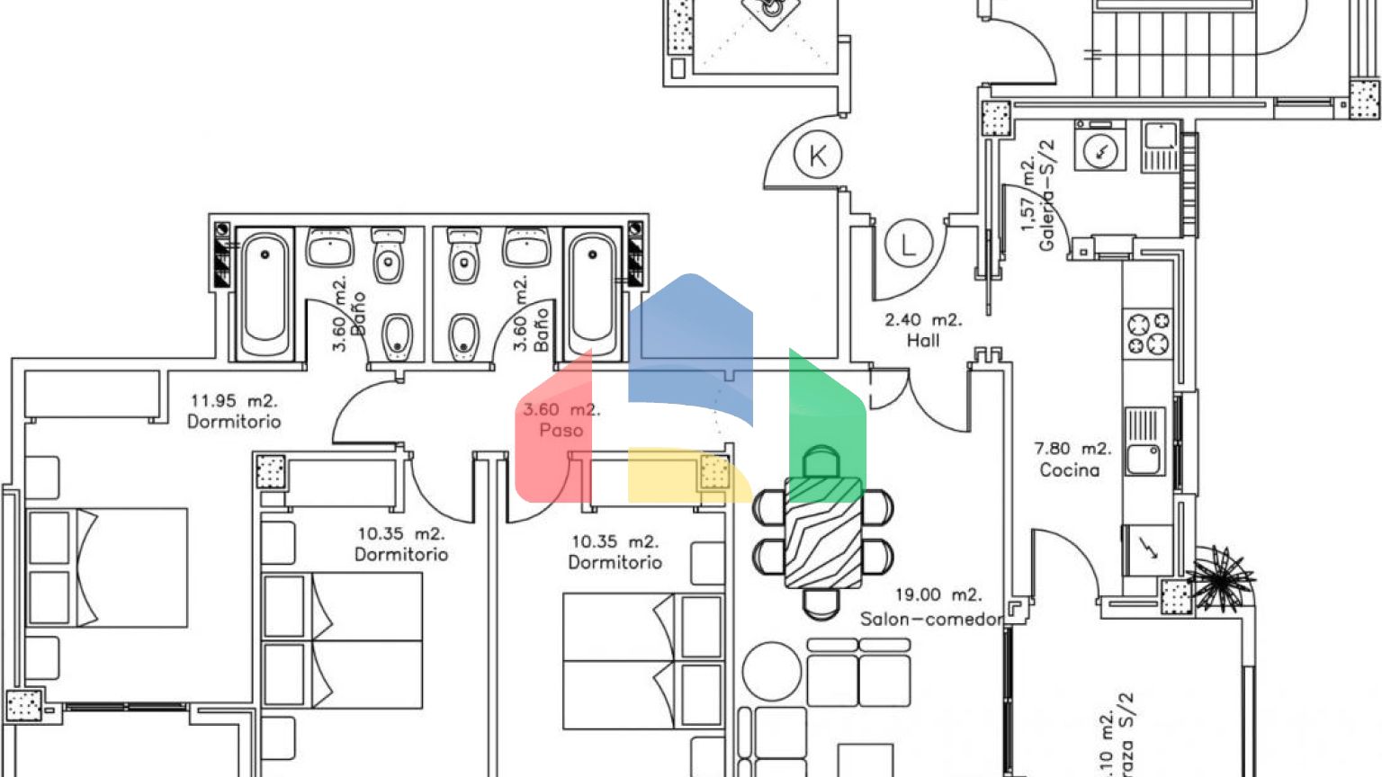 КРАСИВЫЕ КВАРТИРЫ С ВИДОМ НА МОРЕ В ЛА МАНГЕ