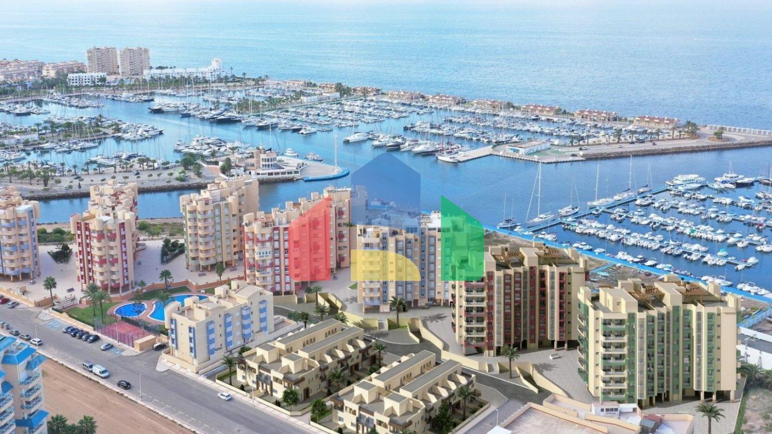 КРАСИВЫЕ КВАРТИРЫ С ВИДОМ НА МОРЕ В ЛА МАНГЕ