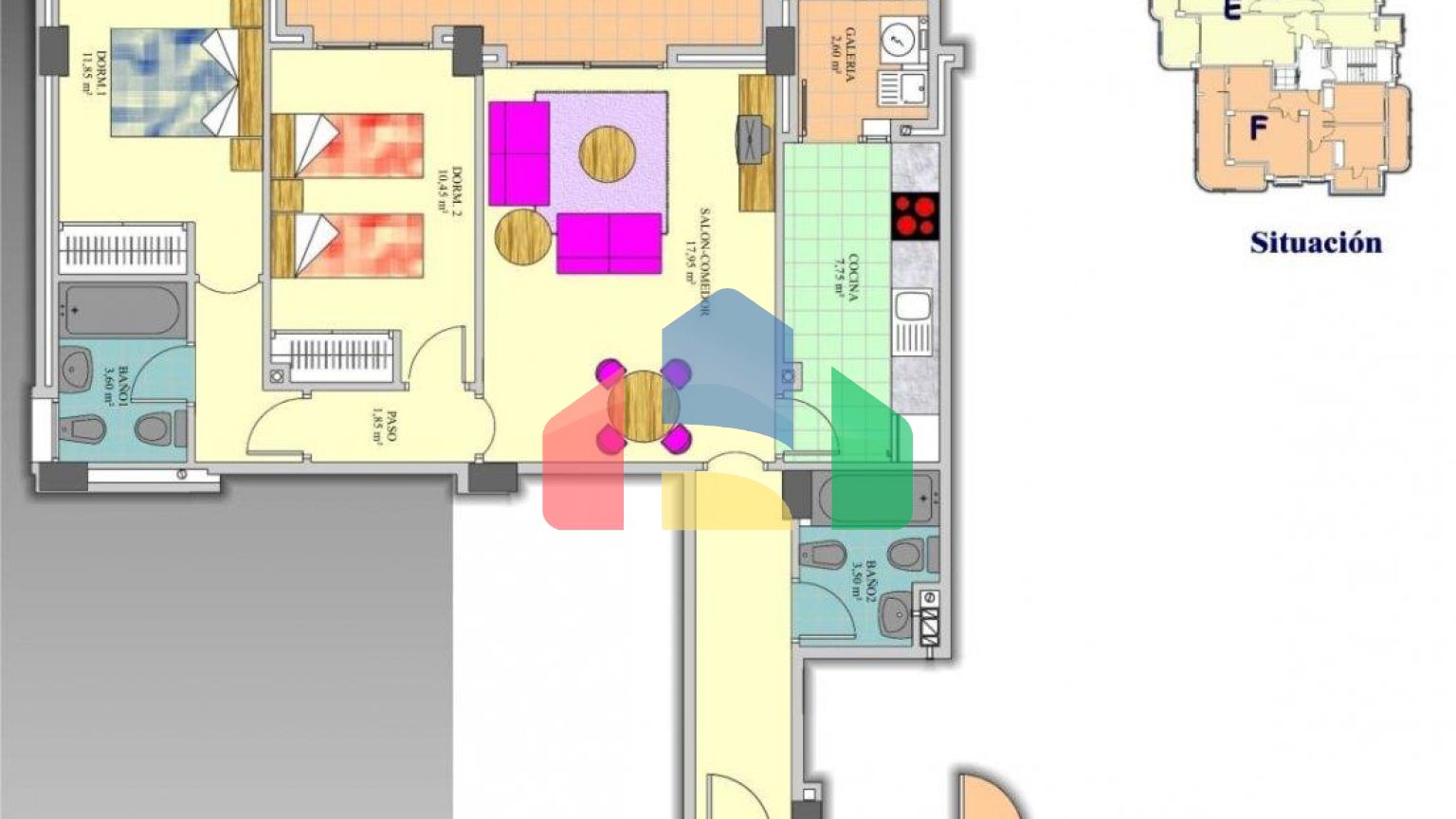 КРАСИВЫЕ КВАРТИРЫ С ВИДОМ НА МОРЕ В ЛА МАНГЕ