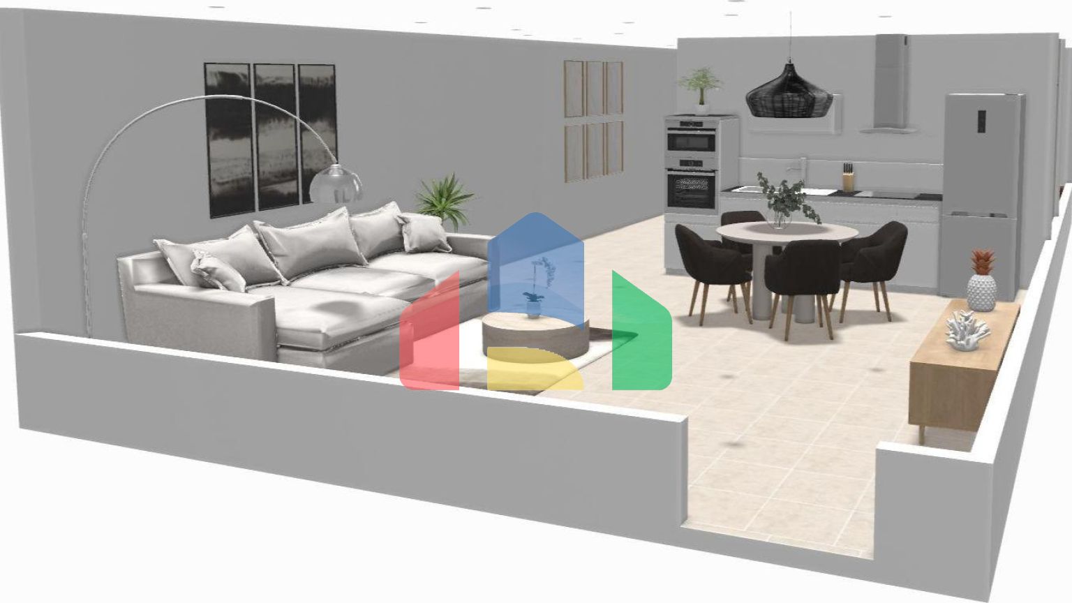 Новые дома в Ла-Каналоса с общим бассейном