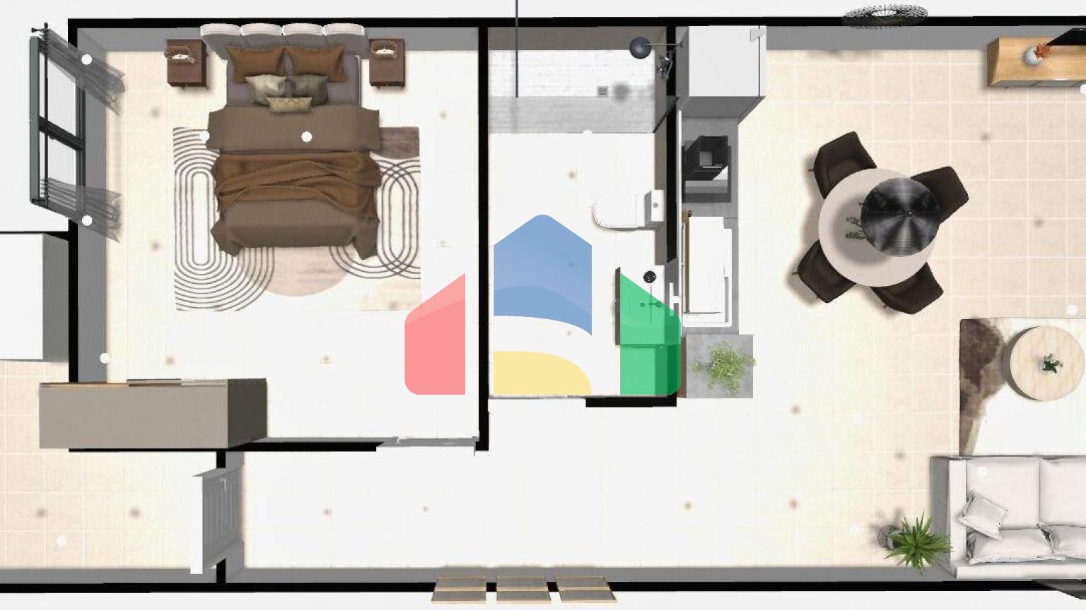 Новые дома в Ла-Каналоса с общим бассейном