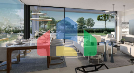 Красивые виллы в Бенахависе с панорамным видом на море