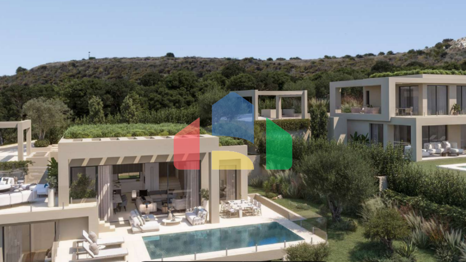 Красивые виллы в Бенахависе с панорамным видом на море