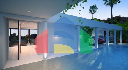 Новая впечатляющая 5-спальная современная вилла на продажу в районе Ла Кинта, Бенахавис, Марбелья