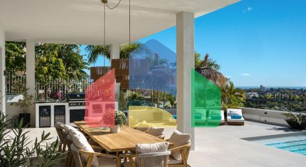 Эксклюзивная роскошная резиденция с панорамным видом в Benahavis