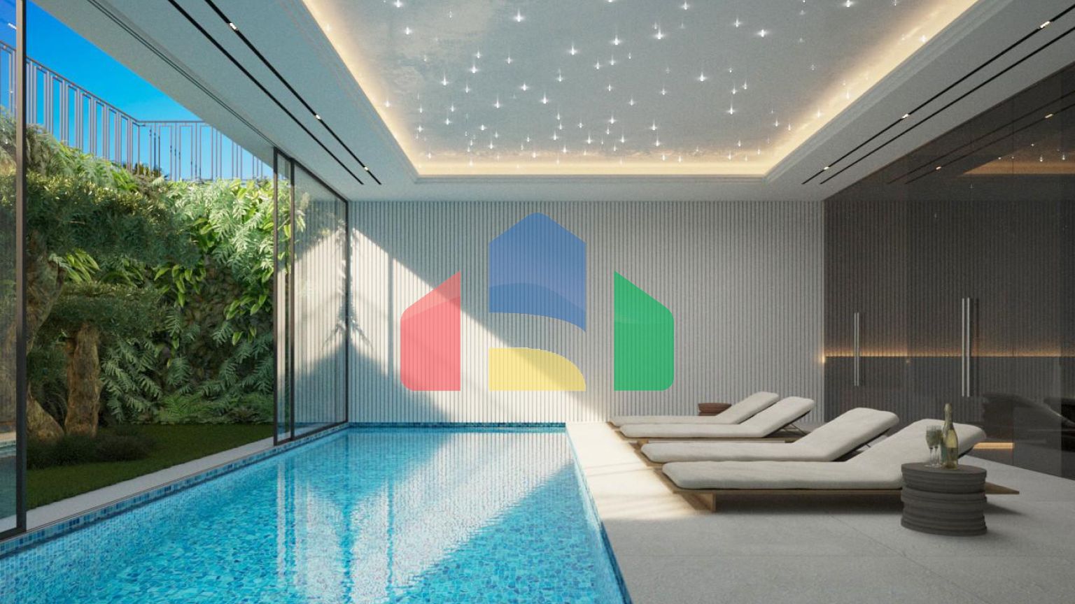 Проекты роскошных вилл с видом на поле для гольфа