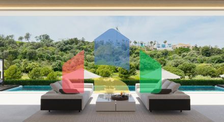 Проекты роскошных вилл с видом на поле для гольфа