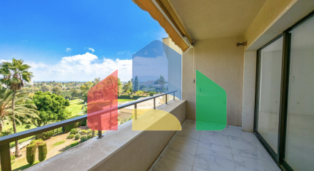 Эксклюзивная квартира с 2мя спальнями и панорамными видами на гольф и на море