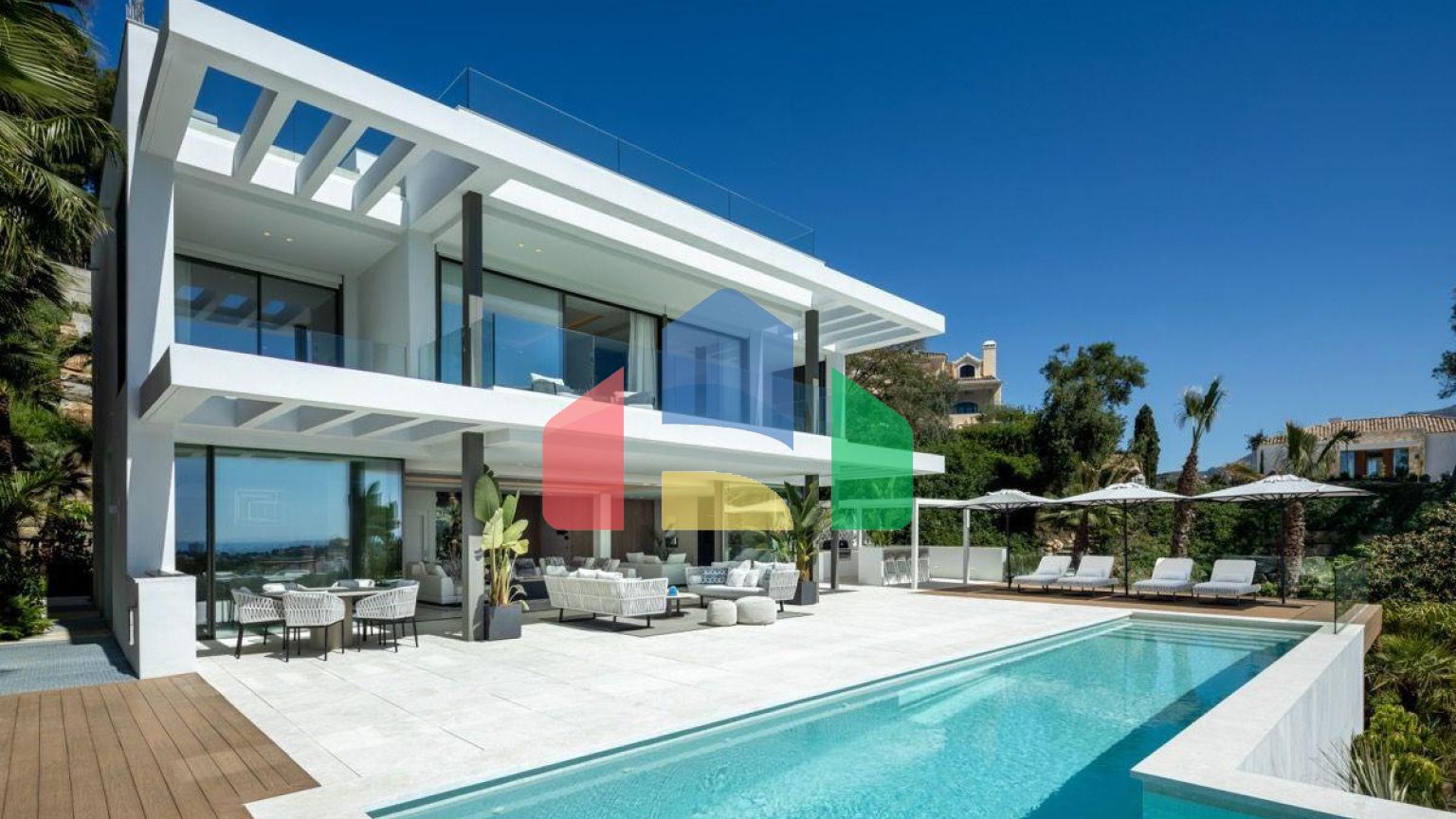 НЕВЕРОЯТНАЯ СОВРЕМЕННАЯ ВИЛЛА С Впечатляющими УДОБСТВАМИ В ЛА-КИНТЕ