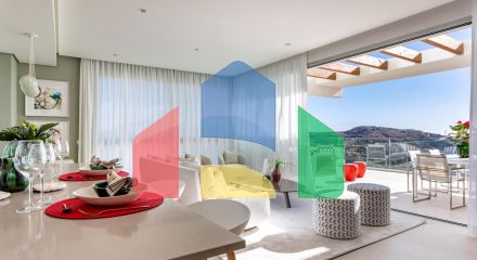 Luxury 3 bedroom middle floor apartment in Benahavis