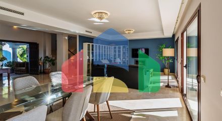 Вилла с панорамным видом на море и горы в Монте-Майор, Бенахавис