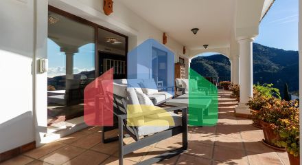 Вилла с панорамным видом на море и горы в Монте-Майор, Бенахавис