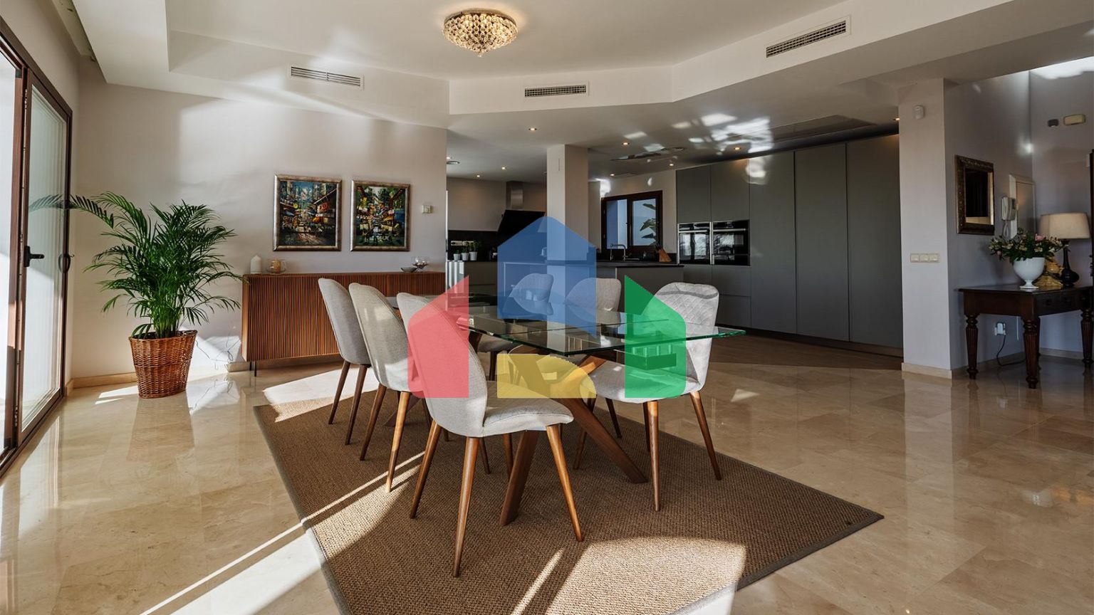 Вилла с панорамным видом на море и горы в Монте-Майор, Бенахавис