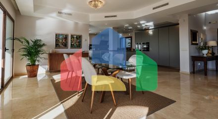 Вилла с панорамным видом на море и горы в Монте-Майор, Бенахавис