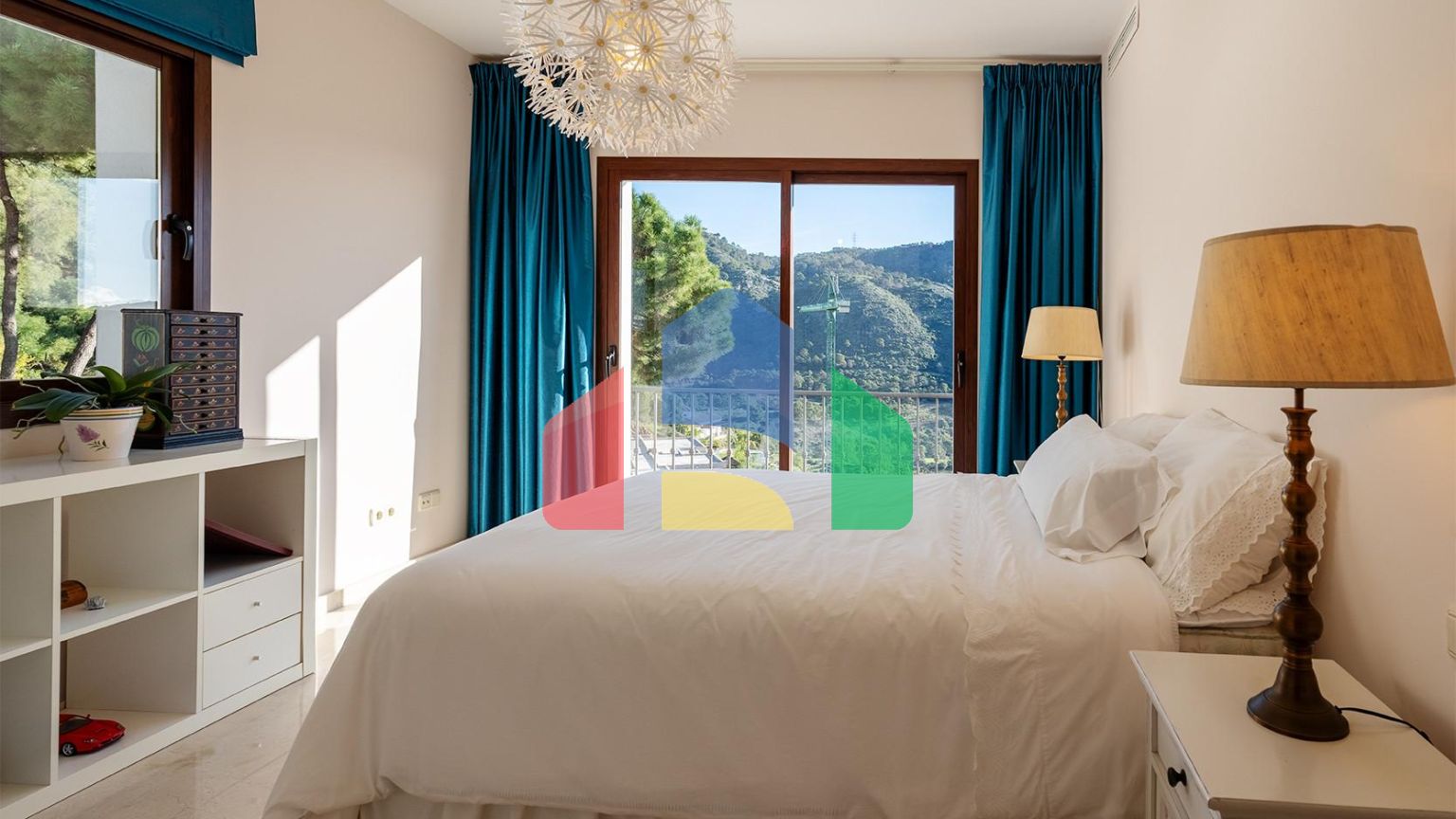 Вилла с панорамным видом на море и горы в Монте-Майор, Бенахавис