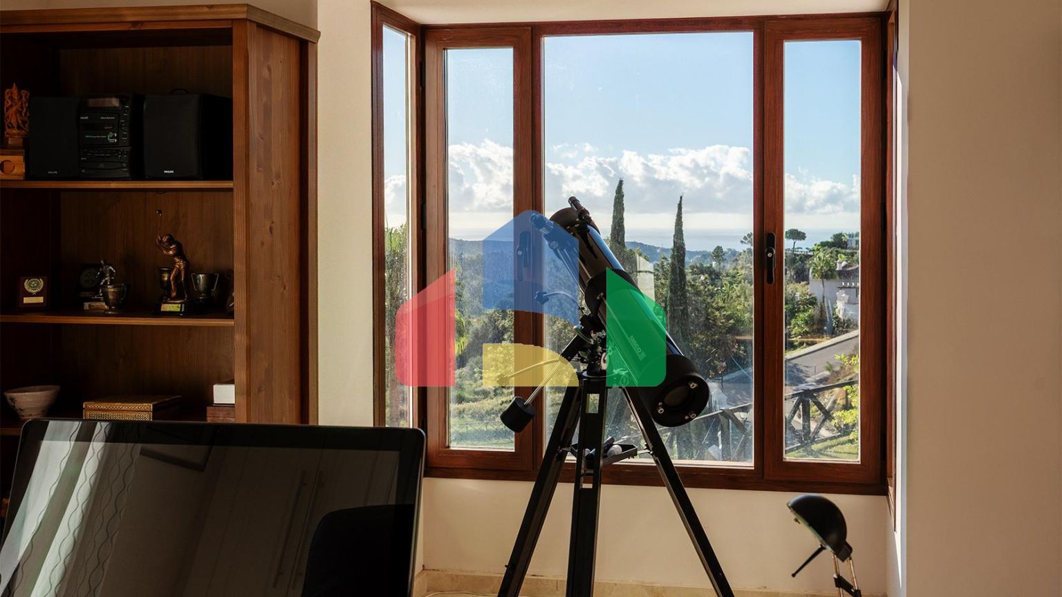 Вилла с панорамным видом на море и горы в Монте-Майор, Бенахавис