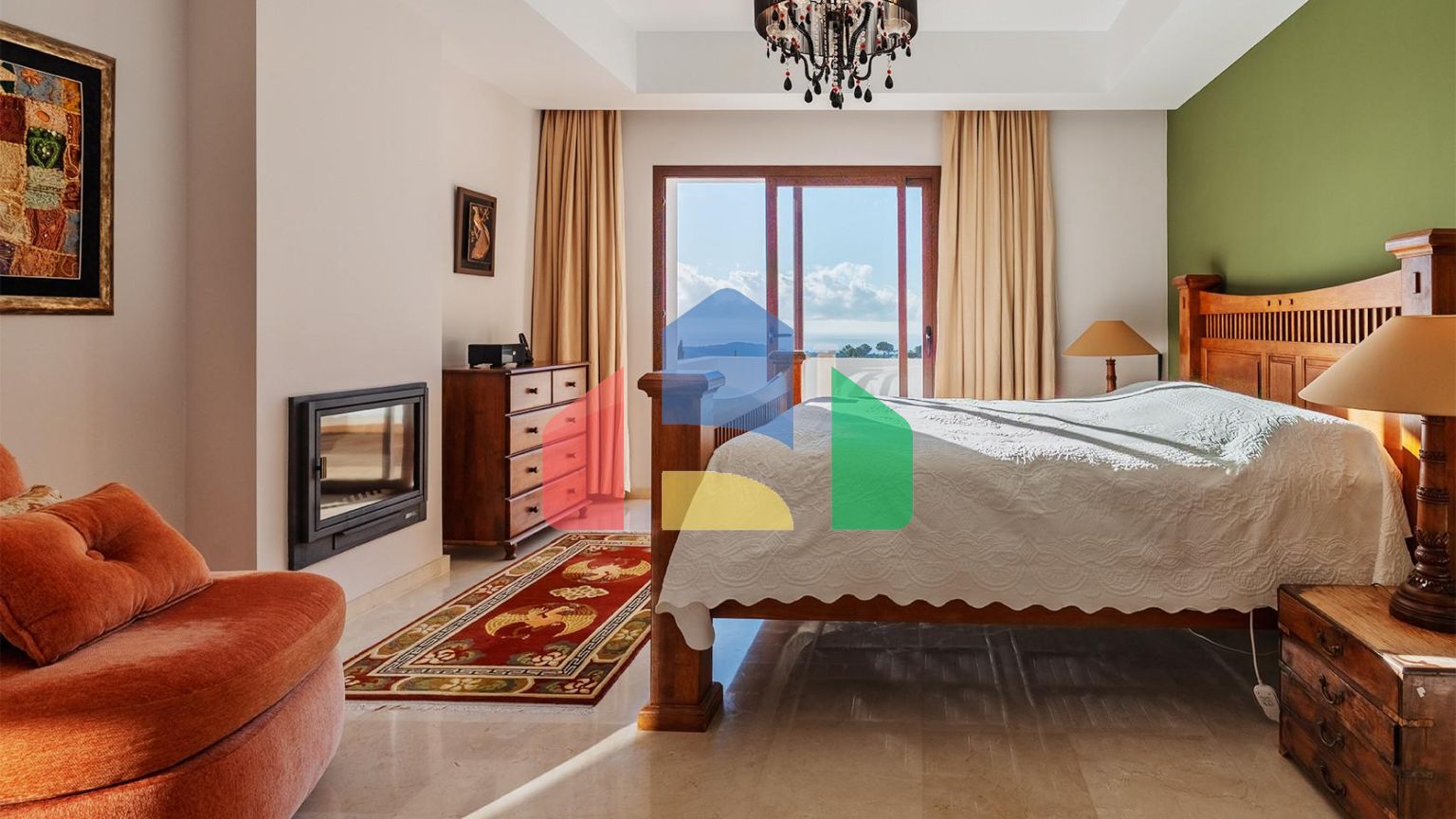 Вилла с панорамным видом на море и горы в Монте-Майор, Бенахавис