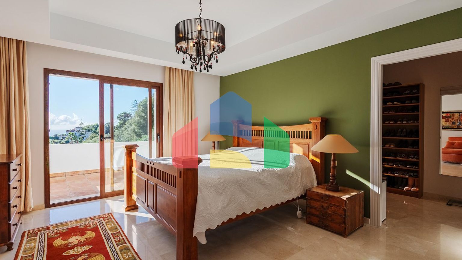 Вилла с панорамным видом на море и горы в Монте-Майор, Бенахавис