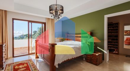 Вилла с панорамным видом на море и горы в Монте-Майор, Бенахавис