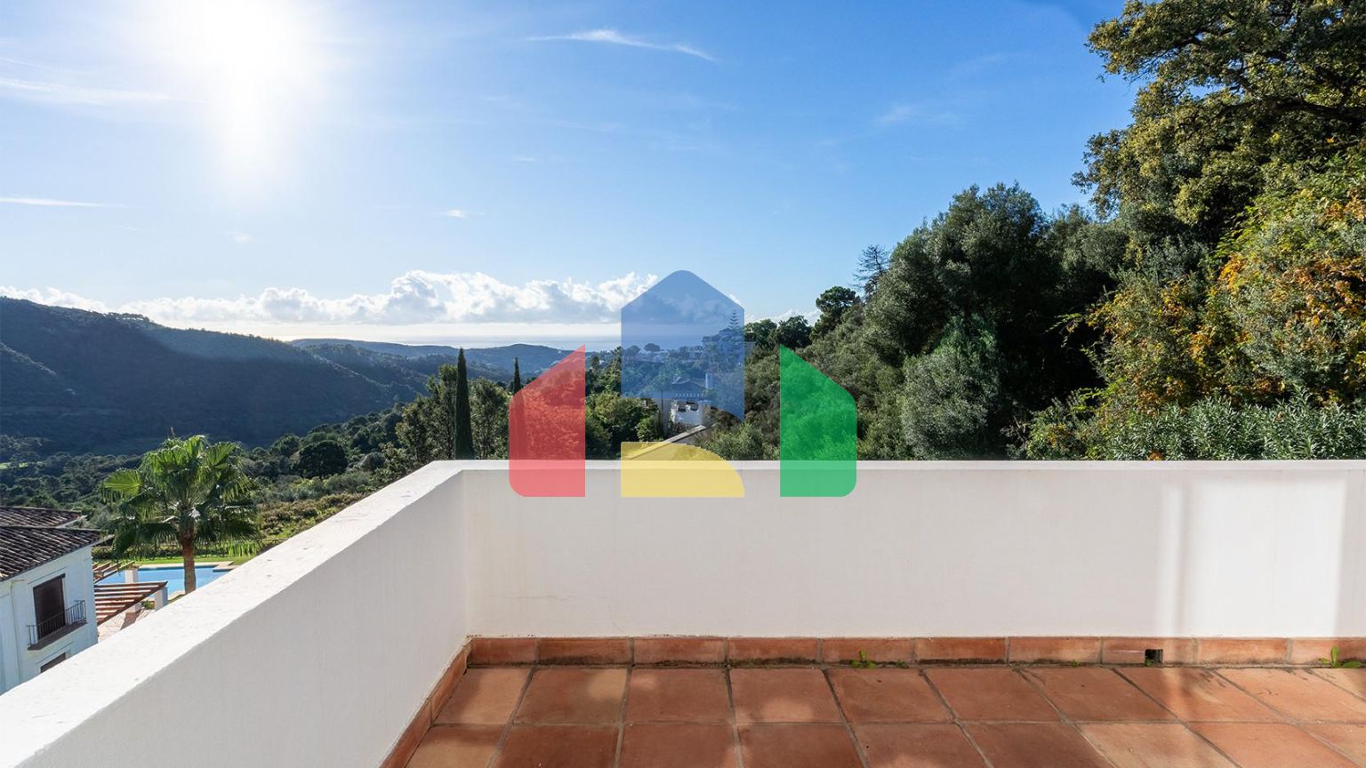 Вилла с панорамным видом на море и горы в Монте-Майор, Бенахавис