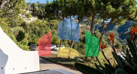 Вилла с панорамным видом на море и горы в Монте-Майор, Бенахавис