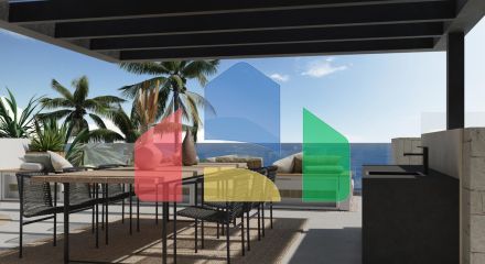 Современные виллы на продажу на берегу моря в Сан-Педро, Марбелья