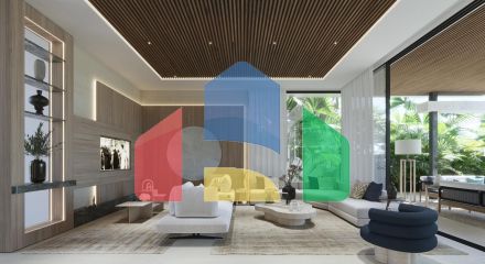 Современные виллы на продажу на берегу моря в Сан-Педро, Марбелья