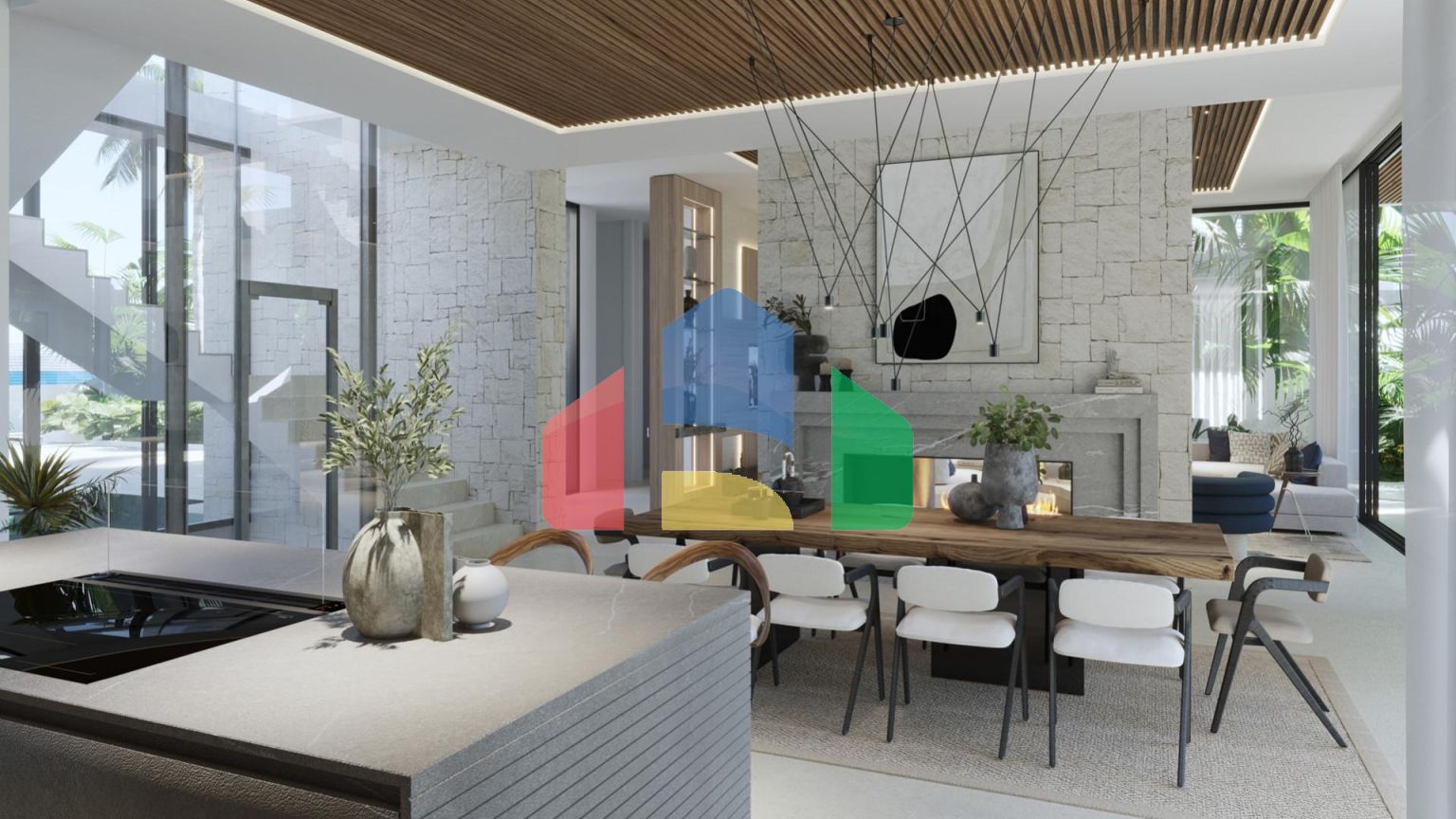 Современные виллы на продажу на берегу моря в Сан-Педро, Марбелья