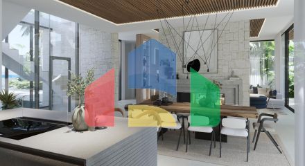 Современные виллы на продажу на берегу моря в Сан-Педро, Марбелья