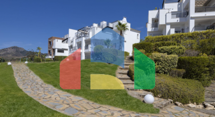 Elegant Garden Apartment with Panoramic Golf Views and Sunset Terrace
