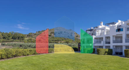 Elegant Garden Apartment with Panoramic Golf Views and Sunset Terrace