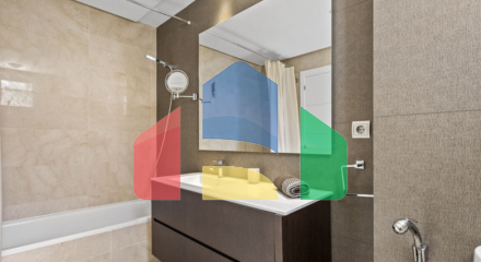 Элегантная квартира с садом, террасой и видом на поле для гольфа