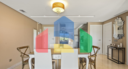 Элегантная квартира с садом, террасой и видом на поле для гольфа