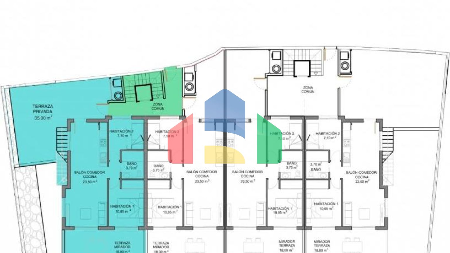 НОВАЯ КВАРТИРА НА ВЕРХНЕМ ЭТАЖЕ В СЬЮДАД КЕСАДА