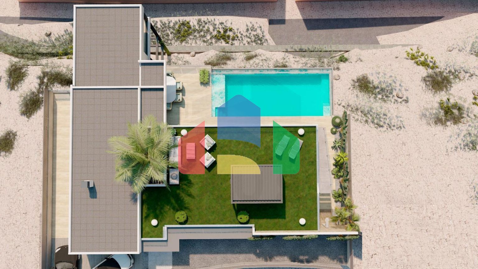 Роскошные современные виллы с видом на гольф-поле в Сьюдад Кесада