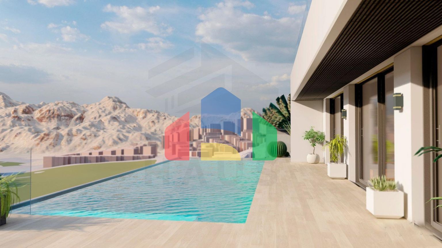 Роскошные современные виллы с видом на гольф-поле в Сьюдад Кесада