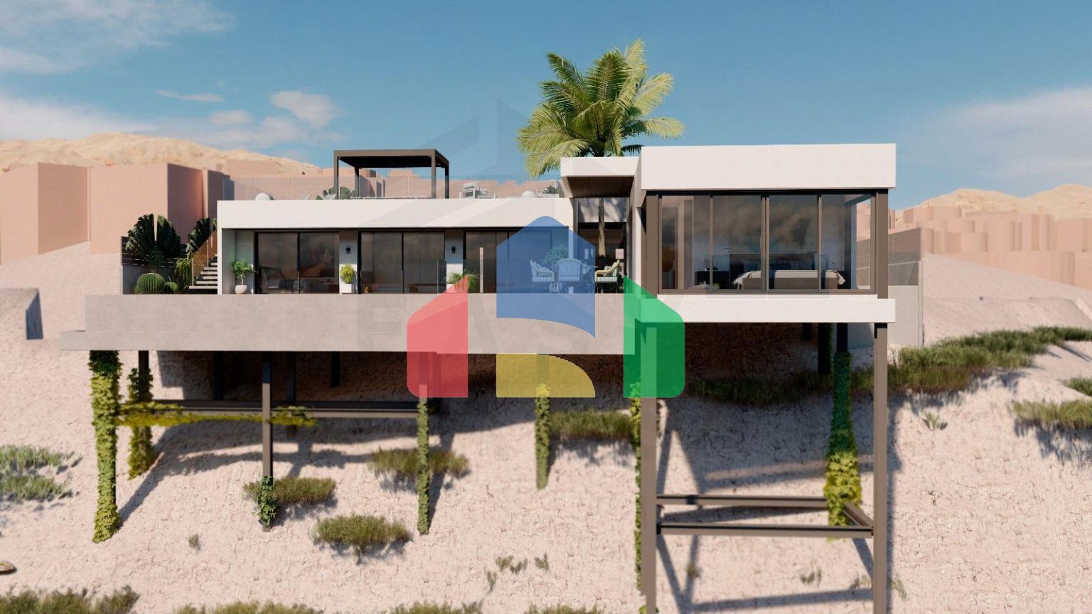 Роскошные современные виллы с видом на гольф-поле в Сьюдад Кесада