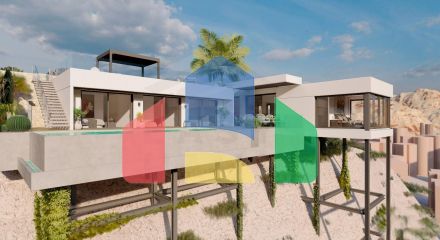 Роскошные современные виллы с видом на гольф-поле в Сьюдад Кесада