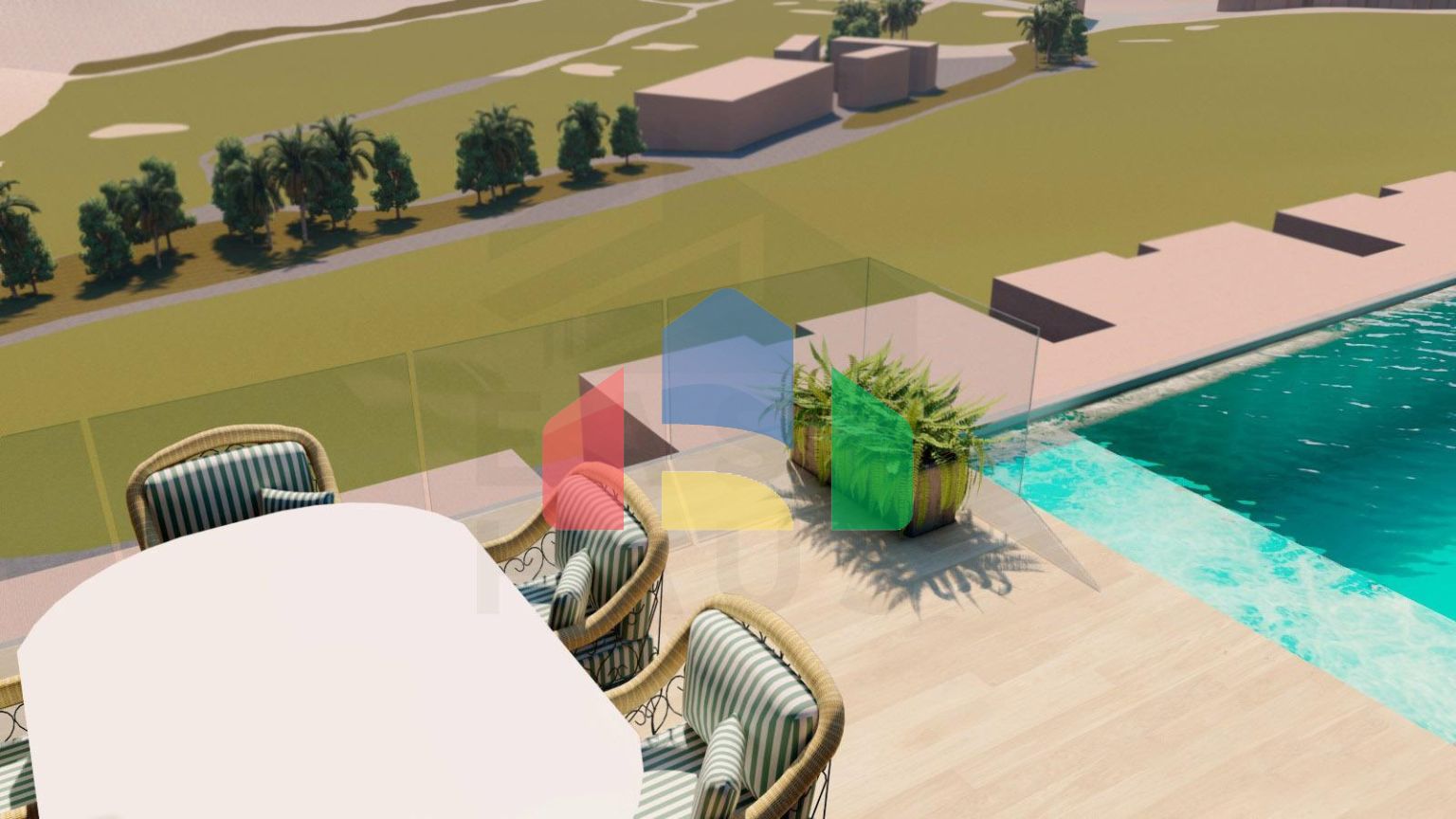 Роскошные современные виллы с видом на гольф-поле в Сьюдад Кесада