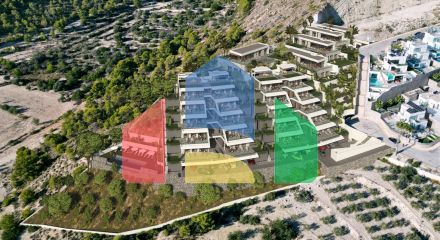 New luxury bungalow apartments in Balcón de Finestrat