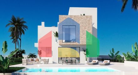 New luxury villas with private pool in Balcón de Finestrat