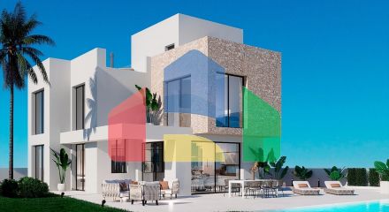 New luxury villas with private pool in Balcón de Finestrat