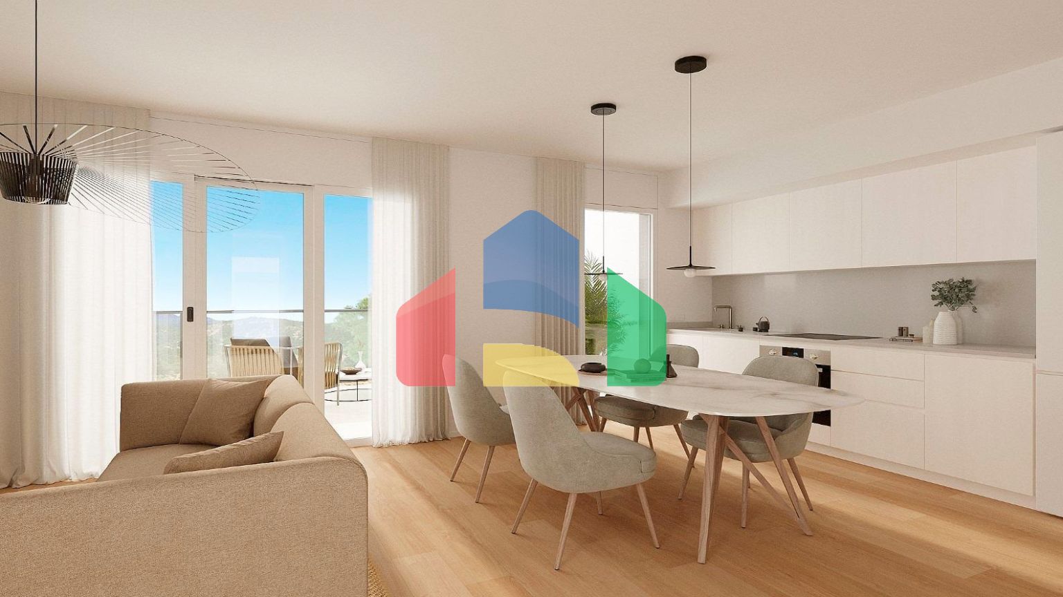 Новые квартиры и таунхаусы с видом на море