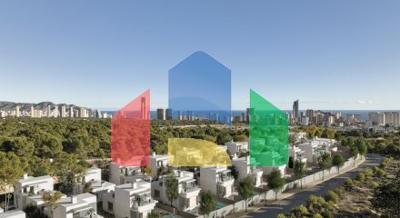 Отдельные виллы авангардного дизайна в Сьерра-Кортине